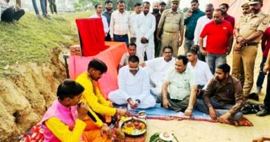 सिद्धार्थनगर: ढेकहरी बुजुर्ग घाट पर अंत्येष्टि स्थल का शिलान्यास, ₹24.36 लाख की लागत से बदलेंगे हालात