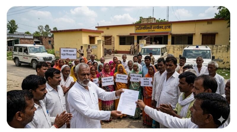 सिद्धार्थनगर: पटना गांव में तालाब की नीलामी का विरोध, ग्रामीणों ने प्रशासन से लगाई गुहार