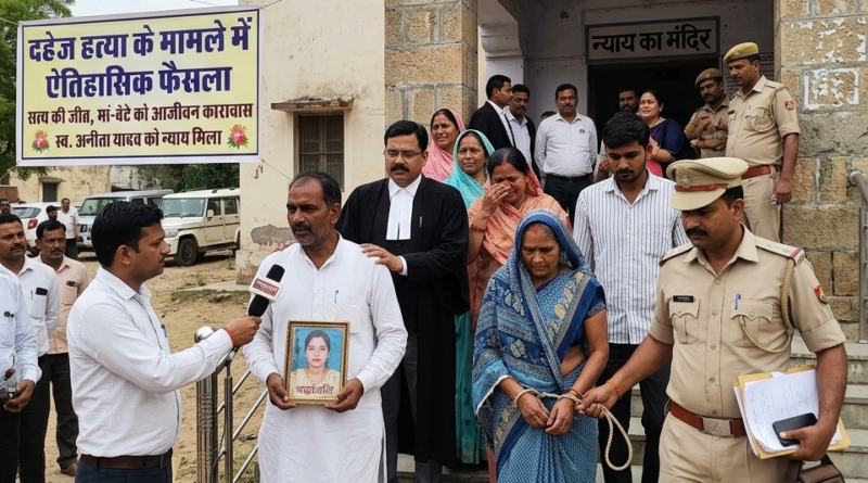 दहेज हत्या का ऐतिहासिक फैसला: कोर्ट ने मां और बेटे को सुनाई उम्रकैद की सजा दहेज हत्या का ऐतिहासिक फैसला: कोर्ट ने मां और बेटे को सुनाई उम्रकैद की सजा