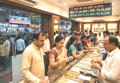 ईरान-अमेरिका तनाव के बीच सोने की कीमतों में भारी उछाल, 1.56 लाख के पार पहुंचा भाव ईरान-अमेरिका तनाव के बीच सोने की कीमतों में भारी उछाल, 1.56 लाख के पार पहुंचा भाव