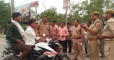 सिद्धार्थनगर: एनएच-730 पर पुलिस का कड़ा एक्शन, चेकिंग अभियान में 72 वाहनों के चालान