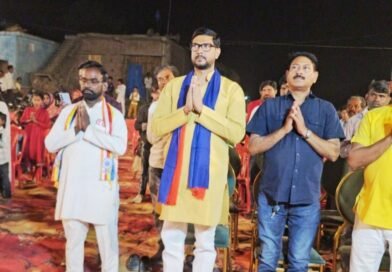 समाज को नई दिशा देने वाले महानायक को नमन — ग्राम बैजनथा में धूमधाम से मनाई गई बाबा साहेब की जयंती