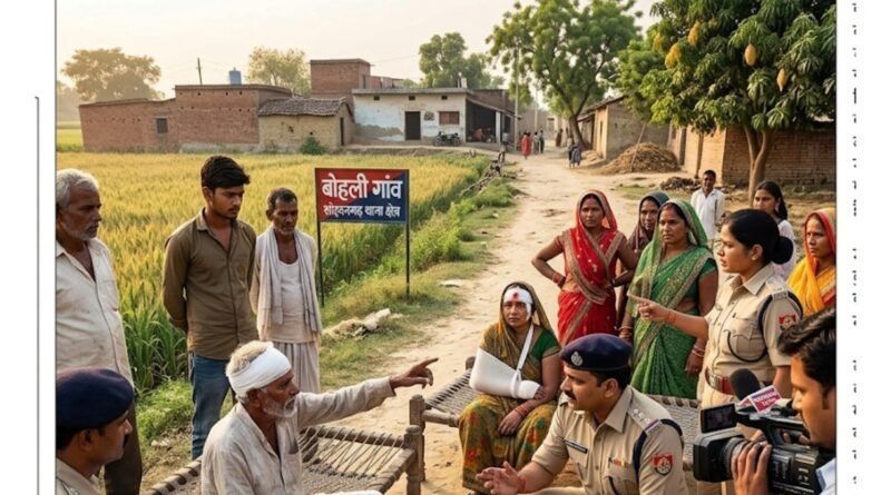 जमीनी विवाद में अपनों ने ही बहाया खून: पटिदारों के हमले में दंपती गंभीर रूप से घायल, सात पर मुकदमा दर्ज