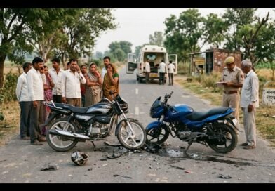 सड़क हादसा: दो बाइकों की भीषण टक्कर में मुंबई से आए युवक की मौत, शादी की खुशियां मातम में बदलीं