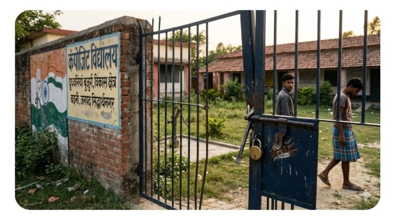 बढ़नी: स्कूल में चोरी के बाद अब ताला तोड़ने की कोशिश, प्रधानाध्यापक ने पुलिस से की शिकायत