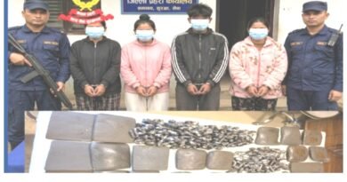 भारत-नेपाल सीमा पर बड़ी कार्रवाई: 14 किलो चरस के साथ चार तस्कर गिरफ्तार