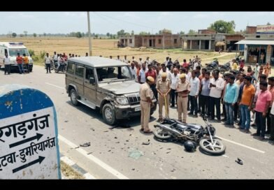 इटवा-डुमरियागंज मार्ग पर भीषण हादसा: बोलेरो की टक्कर से बाइक सवार युवक की मौत, अस्पताल में वाहन छोड़कर चालक फरार