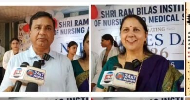सिद्धार्थनगर: श्री राम विलास इंस्टीट्यूट में ‘अंतर्राष्ट्रीय नर्स दिवस’ का भव्य आयोजन, स्वास्थ्य सेवाओं में नर्सों के योगदान को सराहा