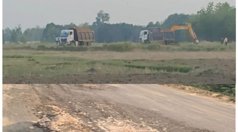 सिद्धार्थनगर: ढेबरुआ में खनन माफियाओं का आतंक, बिना नंबर के डंपर तोड़ रहे सड़कें; प्रशासन नतमस्तक