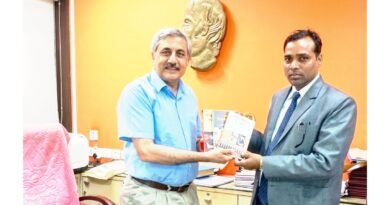 केन्द्रीय होम्योपैथी अनुसंधान परिषद् के महानिदेशक ने डॉ. भास्कर शर्मा के साहित्यिक व चिकित्सकीय योगदान को सराहा