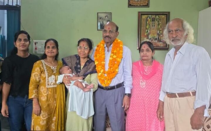 पद्मश्री से सम्मानित डॉ. राजेन्द्र प्रसाद का बहन के घर भव्य स्वागत, तिलक और माल्यार्पण कर परिजनों ने जताई खुशी