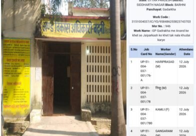 मनरेगा बना पिकनिक स्पॉट: गड़रखा में मिट्टी पटान के नाम पर बड़ा खेल, छुट्टी के दिन भी लग रही हाजिरी!