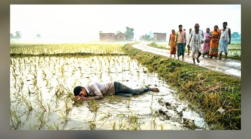 पानी भरे खेत में पैर फिसलने से सिर कीचड़ में दबा, 19 वर्षीय युवक की दर्दनाक मौत; परिवार में मचा कोहराम