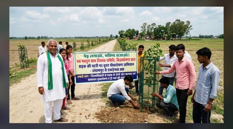 पेड़ लगाएं, भविष्य सजाएं: नव युवक ग्राम विकास समिति ने सड़क किनारे पौधारोपण और ट्री गार्ड लगाने की उठाई मांग पेड़ लगाएं, भविष्य सजाएं: नव युवक ग्राम विकास समिति ने सड़क किनारे पौधारोपण और ट्री गार्ड लगाने की उठाई मांग