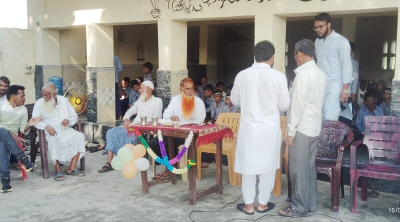 मदरसा अरबिया जियाउल उलूम सुभौली में देशभक्ति के साथ मनाया गया 80वां स्वतंत्रता दिवस