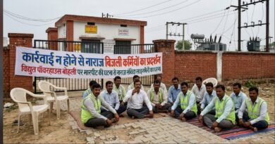 बिजली तार में आ रहे फाल्ट को ठीक करने के लिए पेड़ की डाल काटने पर बिजली कर्मियों से विवाद