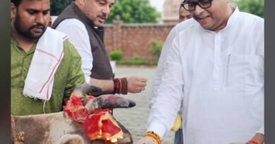 गौमाता की सेवा से बड़ा कोई पुण्य नहीं: कान्हा उपवन में हुआ भव्य गौ पूजन