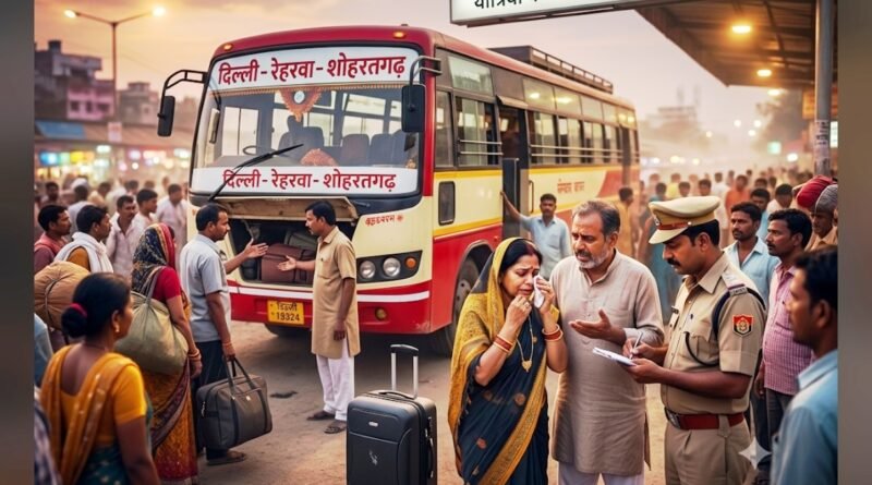 दिल्ली से लौट रहे दंपति का बस यात्रा के दौरान ट्रॉली बैग गायब, नकदी व सोने-चांदी के जेवरात चोरी होने का दावा दिल्ली से लौट रहे दंपति का बस यात्रा के दौरान ट्रॉली बैग गायब, नकदी व सोने-चांदी के जेवरात चोरी होने का दावा