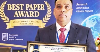 डॉ. भास्कर शर्मा को मिला सर्वश्रेष्ठ शोध-पत्र पुरस्कार, अप्लास्टिक एनीमिया पर किए गए शोध को मिली अंतरराष्ट्रीय मान्यता