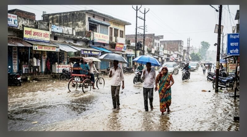 सिद्धार्थनगर में 36 घंटे से मूसलाधार बारिश, जलभराव और तेज हवाओं से बेहाल हुआ जनजीवन; स्कूल बंद सिद्धार्थनगर में 36 घंटे से मूसलाधार बारिश, जलभराव और तेज हवाओं से बेहाल हुआ जनजीवन; स्कूल बंद