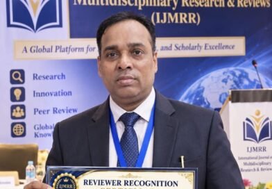 सिद्धार्थनगर: डॉ. भास्कर शर्मा को मिला एक और अंतरराष्ट्रीय सम्मान, IJMRR ने प्रदान किया ‘रिव्यूअर रिकग्निशन सर्टिफिकेट’ सिद्धार्थनगर: डॉ. भास्कर शर्मा को मिला एक और अंतरराष्ट्रीय सम्मान, IJMRR ने प्रदान किया ‘रिव्यूअर रिकग्निशन सर्टिफिकेट’