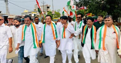 वोट बचाओ, देश बचाओ मार्च निकालकर कांग्रेस ने उठाई चुनावी पारदर्शिता की मांग
