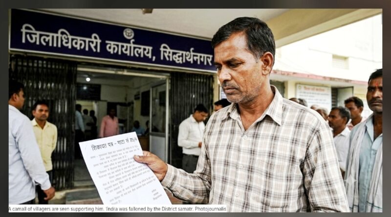 सिद्धार्थनगर: अपनी ही भूमि पर अवैध निर्माण का आरोप, पीड़ित ने DM से लगाई निर्माण कार्य रोकने की गुहार