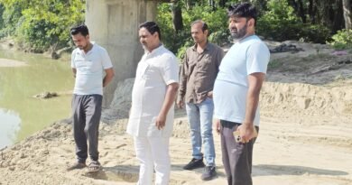 मूर्ति विसर्जन के लिए चेयरमैन सुनील अग्रहरि ने किया चरगहवा नदी का निरीक्षण, व्यवस्था दुरुस्त करने के दिए निर्देश