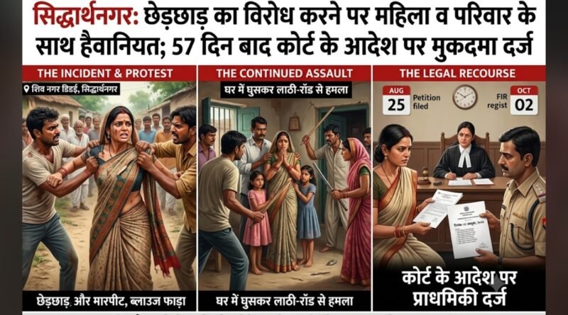 छेड़छाड़ का विरोध करने पर महिला से मारपीट, कोर्ट के आदेश पर 7 लोगों के खिलाफ मुकदमा दर्ज
