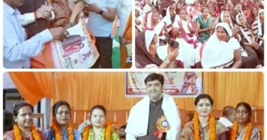 दीपावली एवं छठ पूजा पर्व पर शोहरतगढ़ नगर के 118 सफाई कर्मचारियों और कर्मियों का भव्य सम्मान